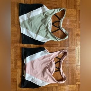2 Victoria secret cropped tanks